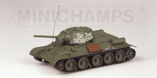 T34 BATTLE TANK – URSS – 1943 – SECOND WORLD WAR 1:35 model