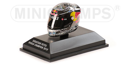 ARAI HELMET – SEBASTIAN VETTEL – ABU DHABI 2010 – WORLD CHAMPION 1:8 model