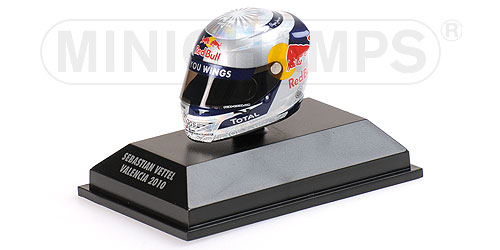 ARAI HELMET – SEBASTIAN VETTEL – VALENCIA 2010 1:8 model