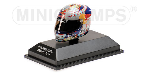 ARAI HELMET – SEBASTIAN VETTEL – MONACO 2011 1:8 model