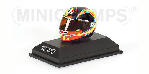 AGV HELMET – VALENTINO ROSSI – WORLD CHAMPION MOTOGP 2004 1:8 model