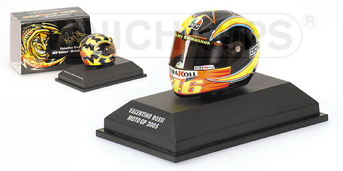 AGV HELMET – VALENTINO ROSSI – WORLD CHAMPION MOTOGP 2005 1:8 model