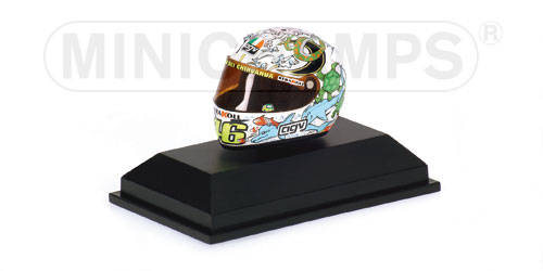 AGV HELMET – VALENTINO ROSSI – MOTOGP VALENCIA 2005 1:8 model