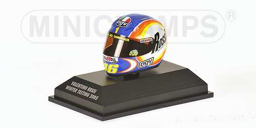 AGV HELMET – VALENTINO ROSSI – WINTER TESTING 2004 / 2005 SEPANG 1:8 model