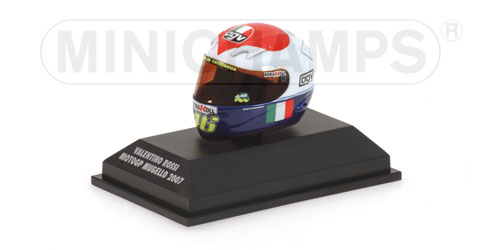 AGV HELMET – VALENTINO ROSSI – MOTOGP MUGELLO 2007 1:8 model