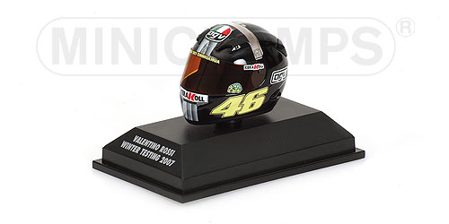 AGV HELMET – VALENTINO ROSSI – MOTOGP JEREZ TEST VERSION 2007 1:8 model