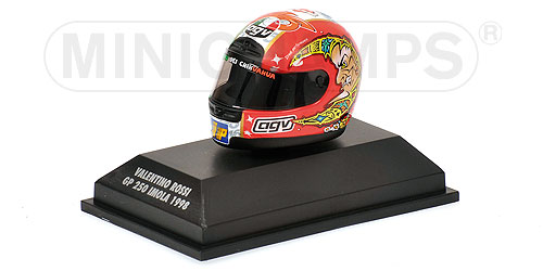 AGV HELMET – VALENTINO ROSSI – GP 250 IMOLA 1998 1:8 model