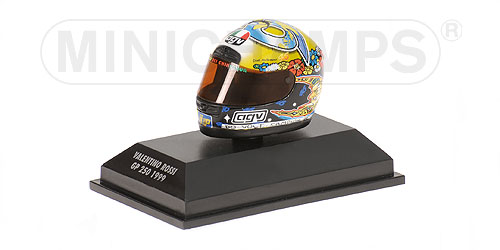 AGV HELMET – VALENTINO ROSSI – WORLD CHAMPION GP 250 1999 1:8 model
