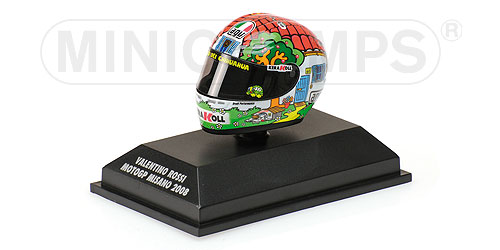 AGV HELMET – VALENTINO ROSSI – MOTOGP MISANO – 2008 1:8 model