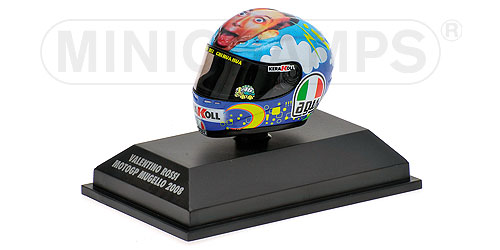 AGV HELMET – VALENTINO ROSSI – MOTOGP MUGELLO – 2008 1:8 model