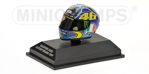 AGV HELMET – VALENTINO ROSSI – MOTOGP MISANO – 2009 1:8 model