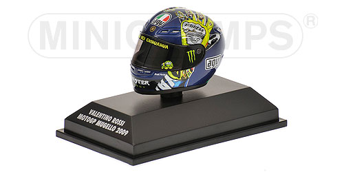 AGV HELMET – VALENTINO ROSSI – MOTOGP MUGELLO – 2009 1:8 model