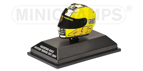 AGV HELMET – VALENTINO ROSSI – MOTOGP 2009 – WINTER TEST 1:8 model
