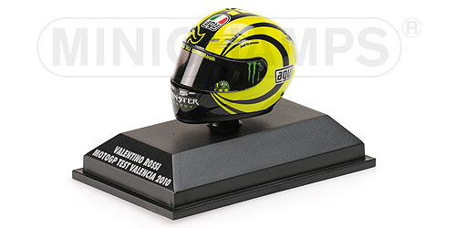 AGV HELMET – VALENTINO ROSSI – MOTOGP 2010 DUCATI TEST VALENCIA 1:8 model