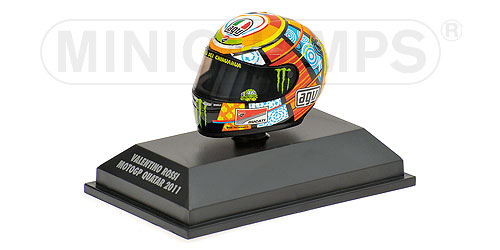 AGV HELMET – VALENTINO ROSSI – MOTOGP QATAR 2011 1:8 model