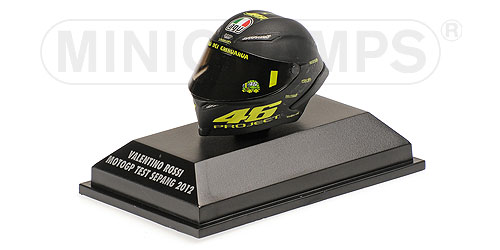 AGV HELMET – VALENTINO ROSSI – MOTOGP TEST SEPANG 2012 1:8 model
