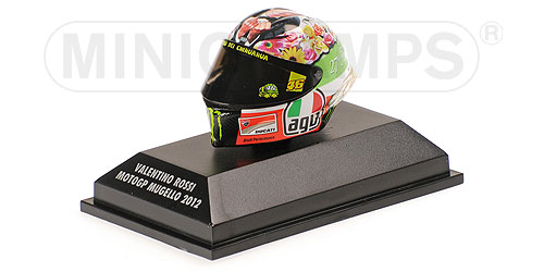 AGV HELMET – VALENTINO ROSSI – MOTOGP MUGELLO 2012 1:8 model