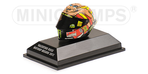 AGV HELMET – VALENTINO ROSSI – MOTOGP MISANO 2012 1:8 model