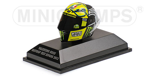 AGV HELMET – VALENTINO ROSSI – MOTOGP TEST SEPANG 2013 1:8 model