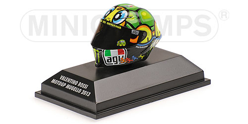 AGV HELMET – VALENTINO ROSSI – MOTOGP MUGELLO 2013 1:8 model