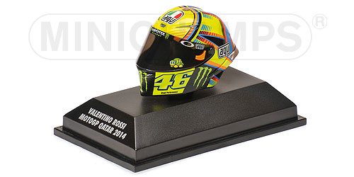AGV HELMET – VALENTINO ROSSI – MOTOGP KATAR 2014 1:8 model
