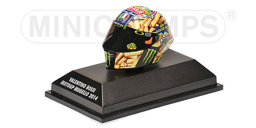 AGV HELMET – VALENTINO ROSSI – MOTOGP MUGELLO 2014 1:8 model