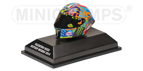 AGV HELMET – VALENTINO ROSSI – MOTOGP MISANO 2014 1:8 model