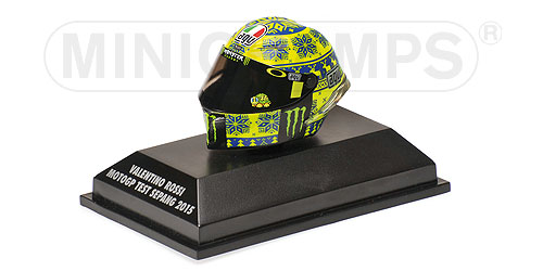 AGV HELMET – VALENTINO ROSSI – MOTOGP TEST SEPANG 2015 1:8 model