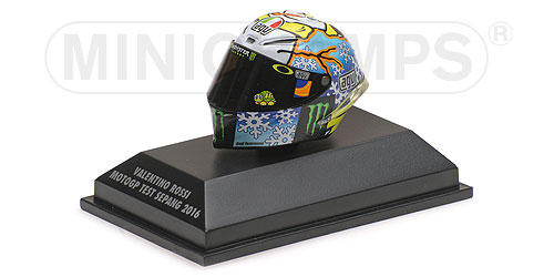AGV HELMET – VALENTINO ROSSI – TEST MOTOGP SEPANG 2016 1:8 model