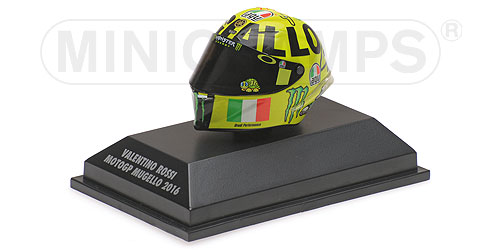 AGV HELMET – VALENTINO ROSSI – MOTOGP MUGELLO 2016 1:8 model