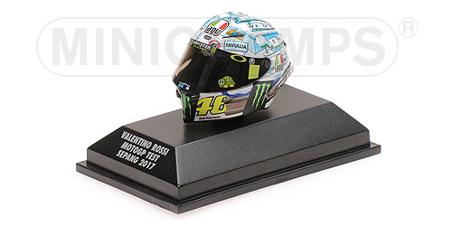 AGV HELMET – VALENTINO ROSSI – MOTOGP TEST SEPANG 2017 1:8 model