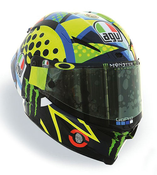 AGV HELMET – VALENTINO ROSSI – MOTOGP WINTER TEST SEPANG 2020 1:8 model