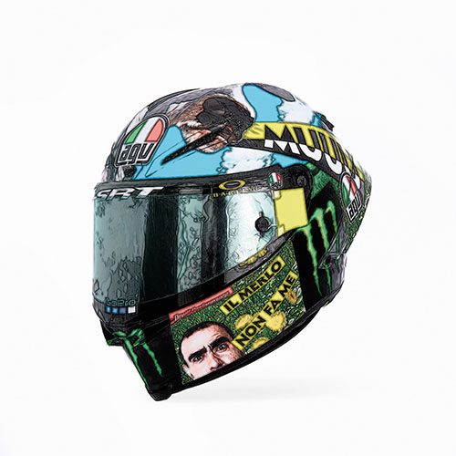 AGV HELMET – VALENTINO ROSSI – MOTOGP MUGELLO 2021 1:8 model