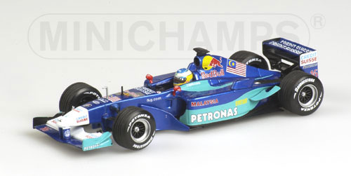 SAUBER P.C20 N.HEIDFELD MALAYSIA 01 1:43 model