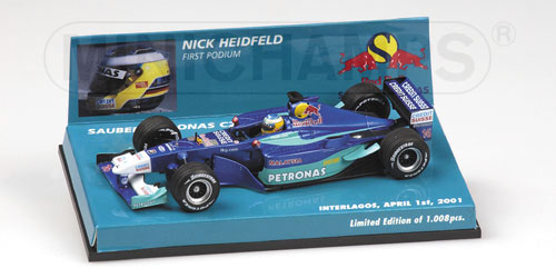 SAUBER P.C 20 HEIDFELD AUSTRALIA 01 1:43 model