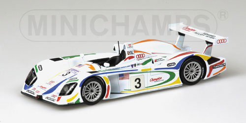 AUDI R8S – HERBERT/KELLENERS/THEYS – TEAM CHAMPION RACING – 24H LE MANS 2001 1:43 model