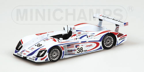 AUDI R8 – HERBERT/WALLACE – TEAM CHAMPION RACING – ALMS 2001 ROAD ATLANTA PETIT LM 1:43 model