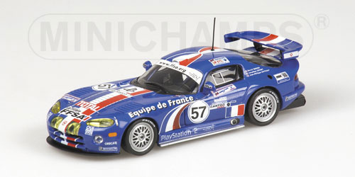 CHRYSLER VIPER GTS-R – TERRIEN/COCHET/DAYRAUT – TEAM EQUIPE DE FRANCE FFSA – 24H LE MANS 2001 1:43 model