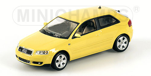 AUDI A3 – 2003 – YELLOW 1:43 model