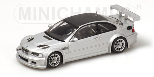 BMW M3 GTR STREET (E46) – 2001 – SILVER (WITH CARBON ROOF) 1:43 model