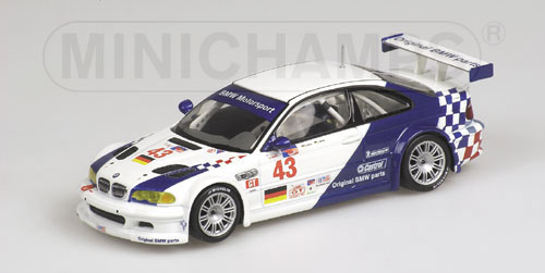 BMW M3 GTR – MUELLER/MUELLER – TEAM BMW MOTORSPORT – ALMS 2001 1:43 model