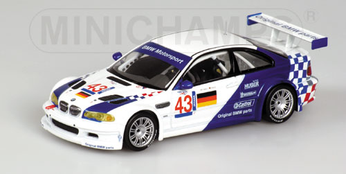 BMW M3 GTR – EKBLOM/MUELLER – WINNER – JARAMA ELMS 2001 1:43 model