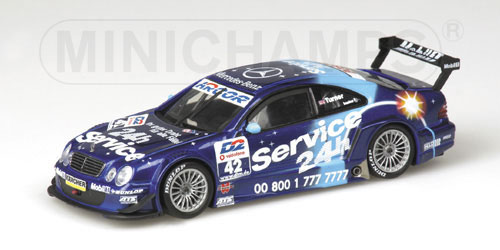 MERCEDES-BENZ CLK AMG – DARREN TURNER – TEAM ROSBERG – DTM 2001 1:43 model