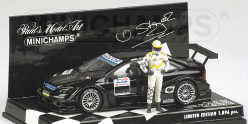 OPEL V8 COUPE – VOLKER STRYCEK – WITH FIGURINE – OPEL TEAM HOLZER – DTM 2001 1:43 model