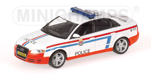 AUDI A4 – 2004 – ‘POLICE LU’ L.E. 1008 pcs. 1:43 model