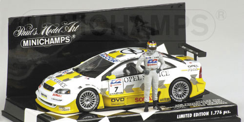 OPEL V8 COUPE TEST CAR – BERND SCHNEIDER – TEAM PHOENIX – DTM 2001 1:43 model