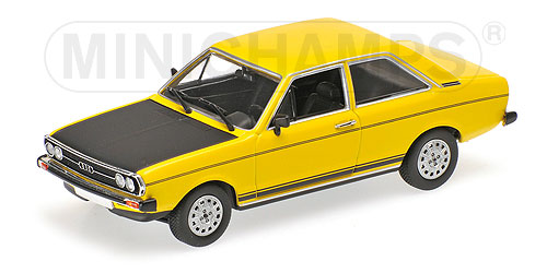 AUDI 80 GTE – 1975 – YELLOW L.E. 252 pcs. 1:43 model