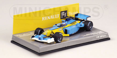 RENAULT F1 J.TRULLI LAUNCH VERS ’02 1:43 model