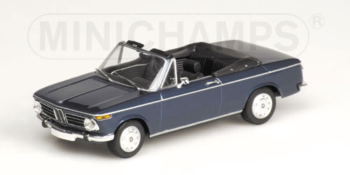 BMW 2002 CABRIOLET (E10) – 1971 – BLUE METALLIC 1:43 model