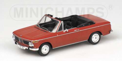 BMW 2002 CABRIOLET (E10) – 1971 – RED 1:43 model